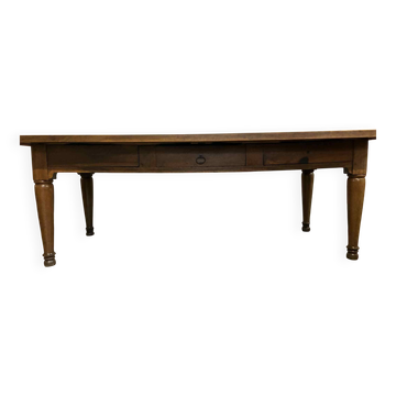 Table en chêne et noyer