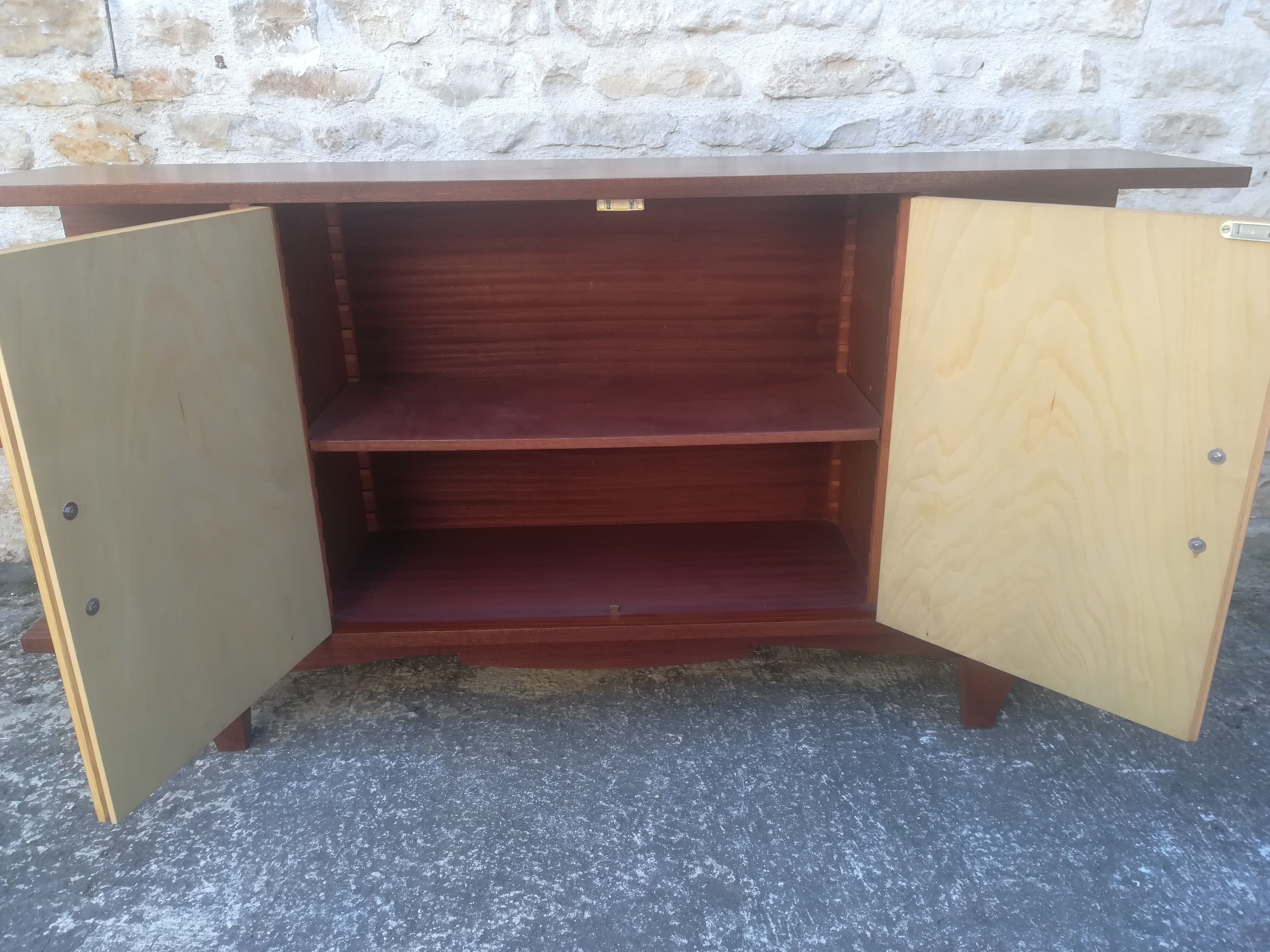 Vintage two-door enfilade