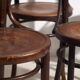 Antique Thonet dining room chairs (c.1900). Set of 4 pieces