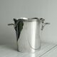 Antique silver-plated ice bucket