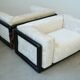 1973 “Cornaro” Sofa & Armchair Set by Carlo Scarpa for Simon