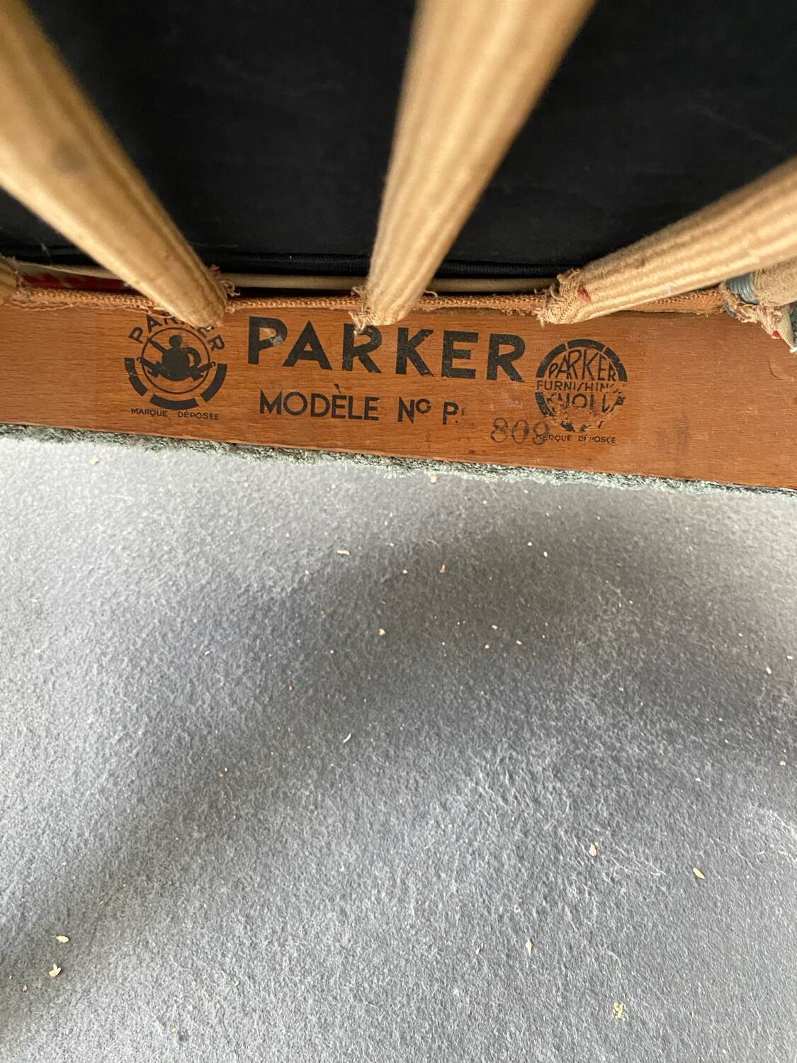 Pair of vintage armchairs