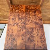 Vintage burl wood coffee table - 1970s