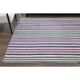 1970s Vintage Turkish Oushak Handmade Wool Cotton Purple Area Rug 171x238