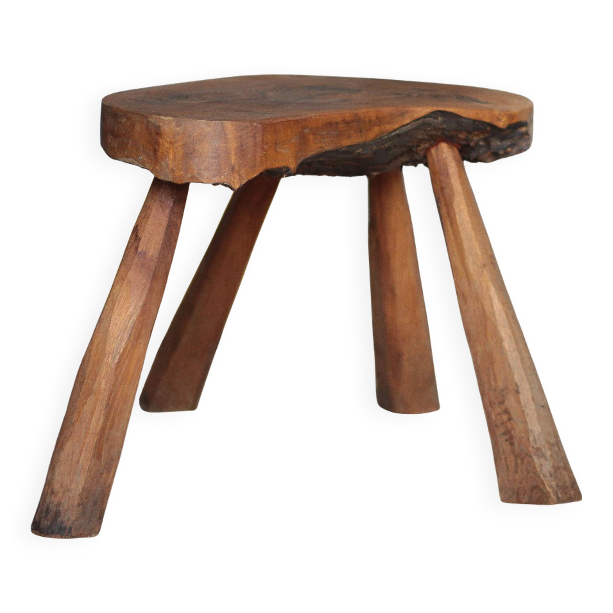 Vintage stool, wooden stool, stool, plant stand, interior decoration