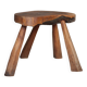 Vintage stool, wooden stool, stool, plant stand, interior decoration