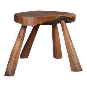 Vintage stool, wooden stool, stool, plant stand, interior decoration