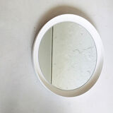 Miroir rond à cadre en plastique, années 1970
