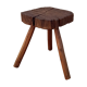 Tabouret tripode brutaliste