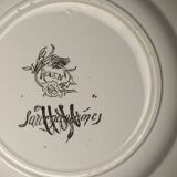 set of two sarreguemines plates "Rouen"