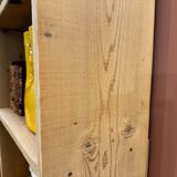 Raw wood shelf
