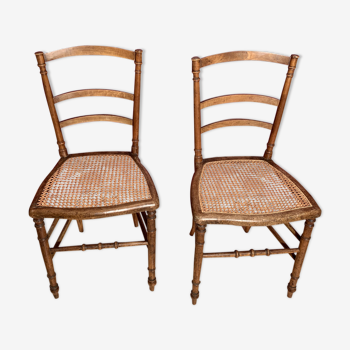 Paire de chaises art nouveau