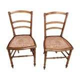 Paire de chaises art nouveau