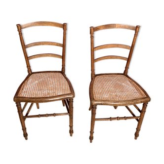 Paire de chaises art nouveau