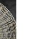 Vintage Mid-Century German Modern Round Woven Bamboo Armchair, 1960s