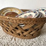 Wicker basket, fruit bowl