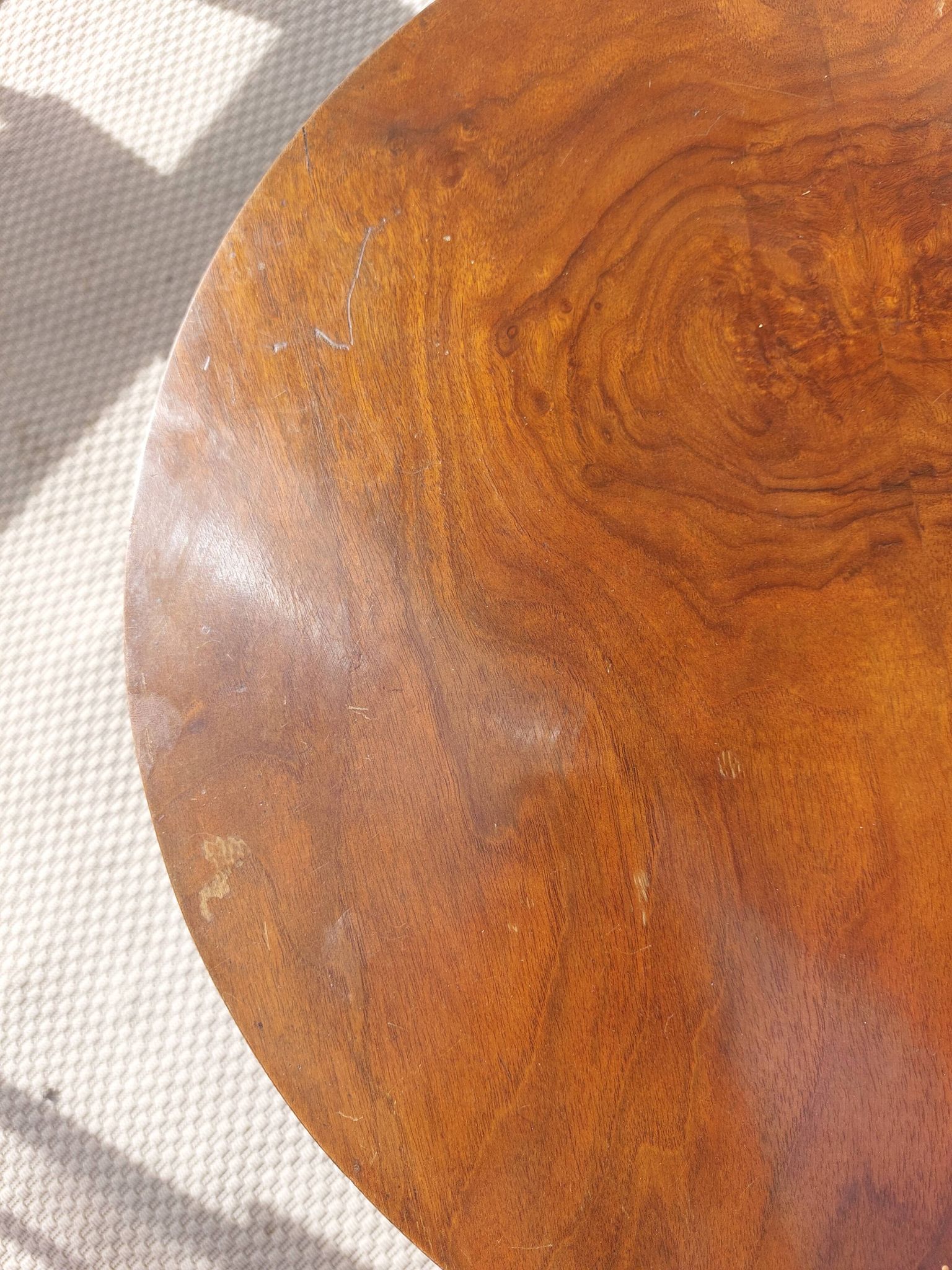 guéridon rond art déco, 3 pieds