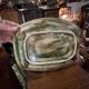 Ceramic asparagus dish 1950