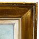 Mediterranean landscape painting by Henriette Le Béchec - vintage oil on canvas