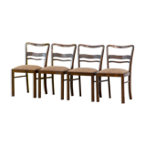 Set of 4 vintage Scandinavian chairs