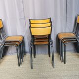 Lot of 18 vintage chairs "mullca"