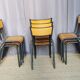 Lot de 18 chaises vintage "mullca"