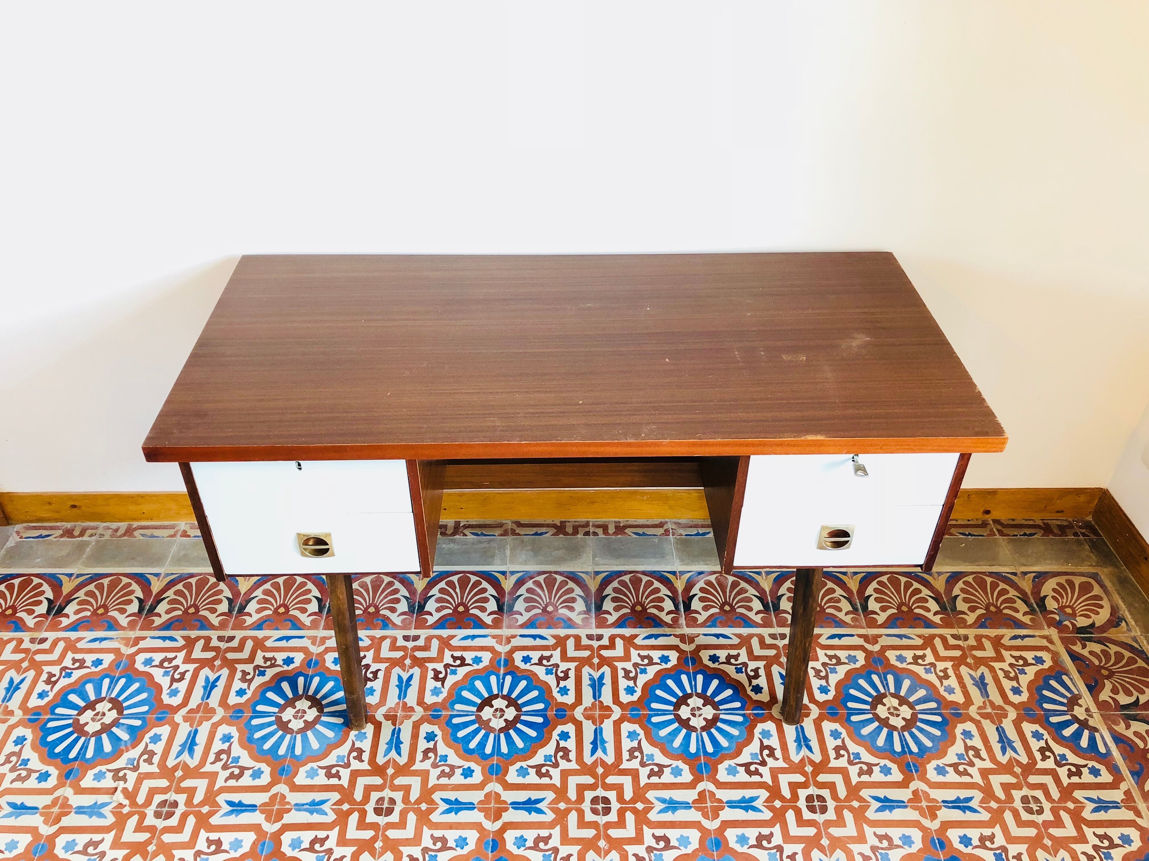 Vintage teak desk 1960