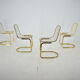 Lot de 4 chaises, Italie, années 1970