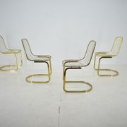 Lot de 4 chaises, Italie, années 1970