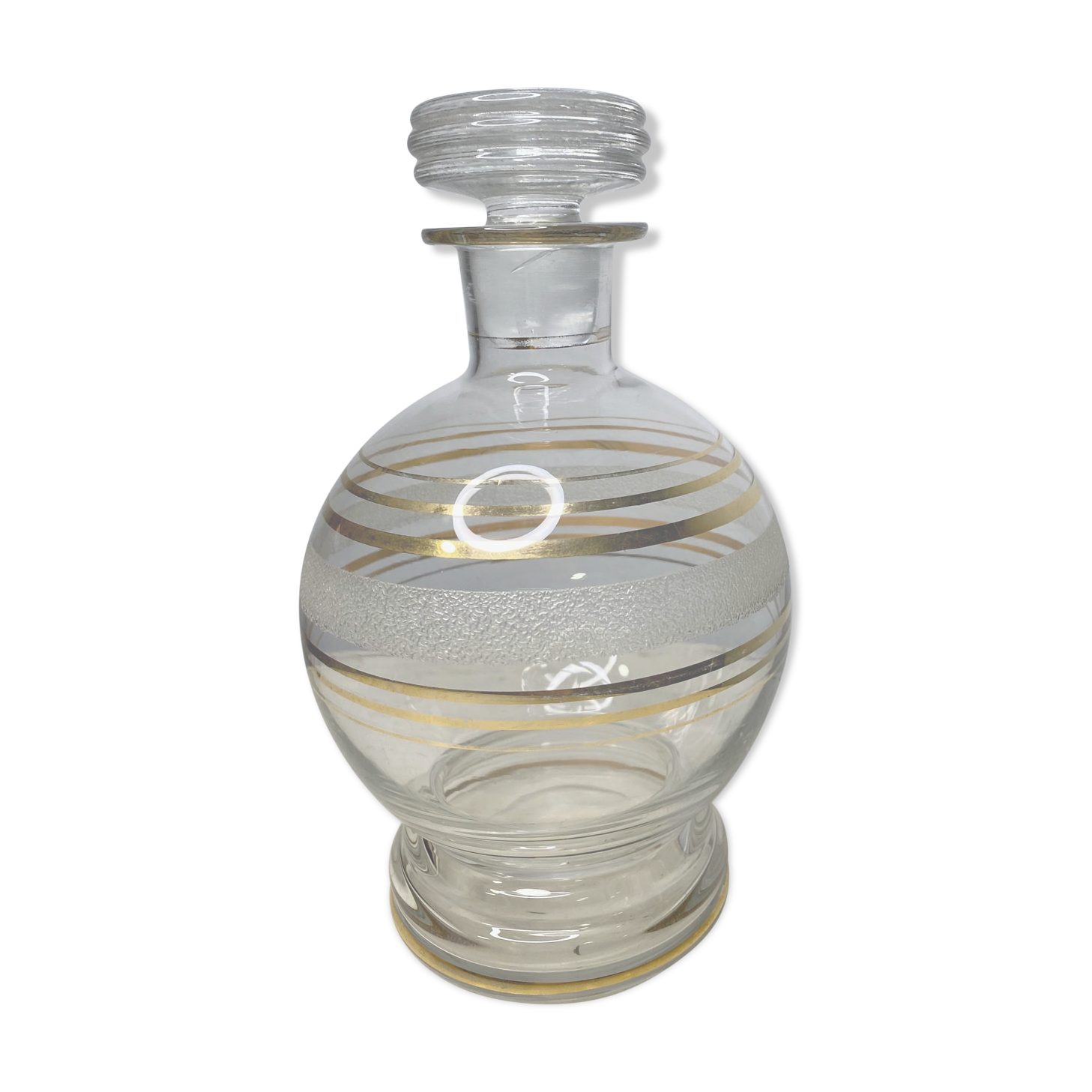 Golden decanter