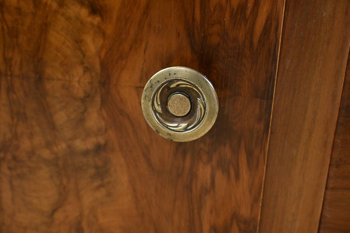 Walnut Veneer Hairdresser, Art Deco - 1930