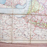 Road map of France