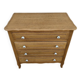 Commode en chêne 4 tiroirs