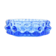 Midcentury bowl in blue glass, design by Frantisek Pečený, czechoslovakia 1960s
