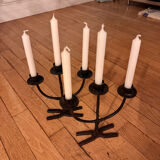 Brutalist pair of candlesticks