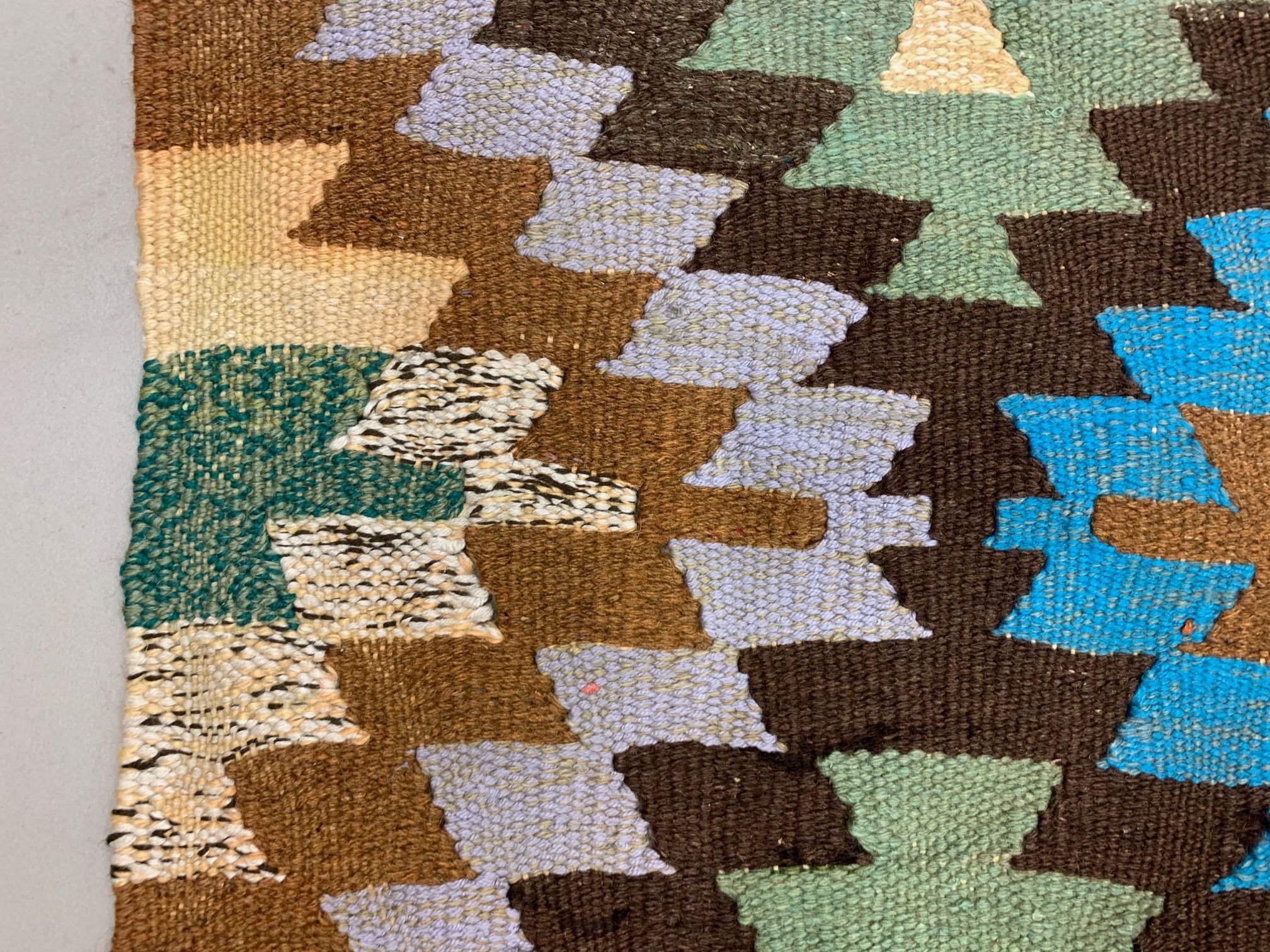 Vintage Turkish Kilim 252x106 cm