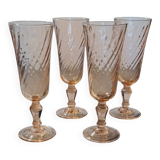 4 champagne flutes