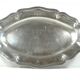 Flat oval silver metal Boulenger