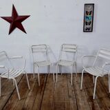 4 chairs and armchairs by Tolix