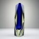 Vase Murano Sommerso bleu, Italie, années 1970