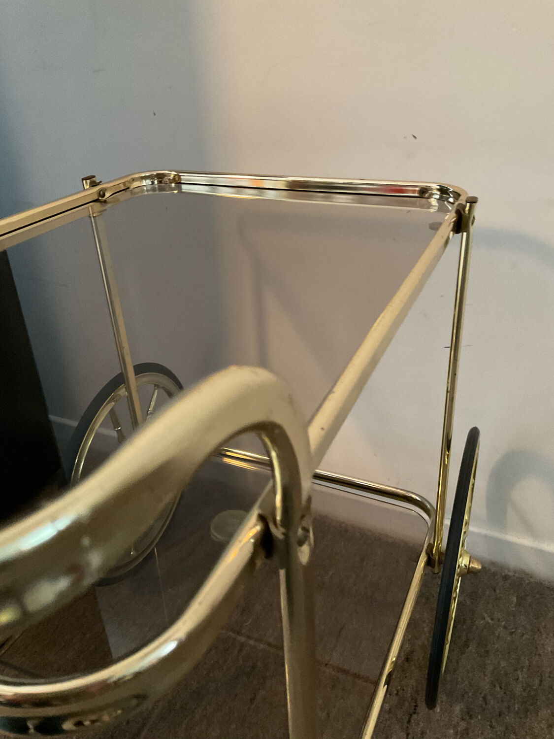 Vintage golden service from the 70s