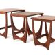 G-Plan Fresco nesting tables 'Dogmersfield' - mid century modern teak