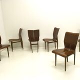 Six chaises vintage en bois courbé dans le style d'Ilmari Tapiovaara, Finlande