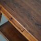 Antique oak 19th century French rustic console / drapers or side table