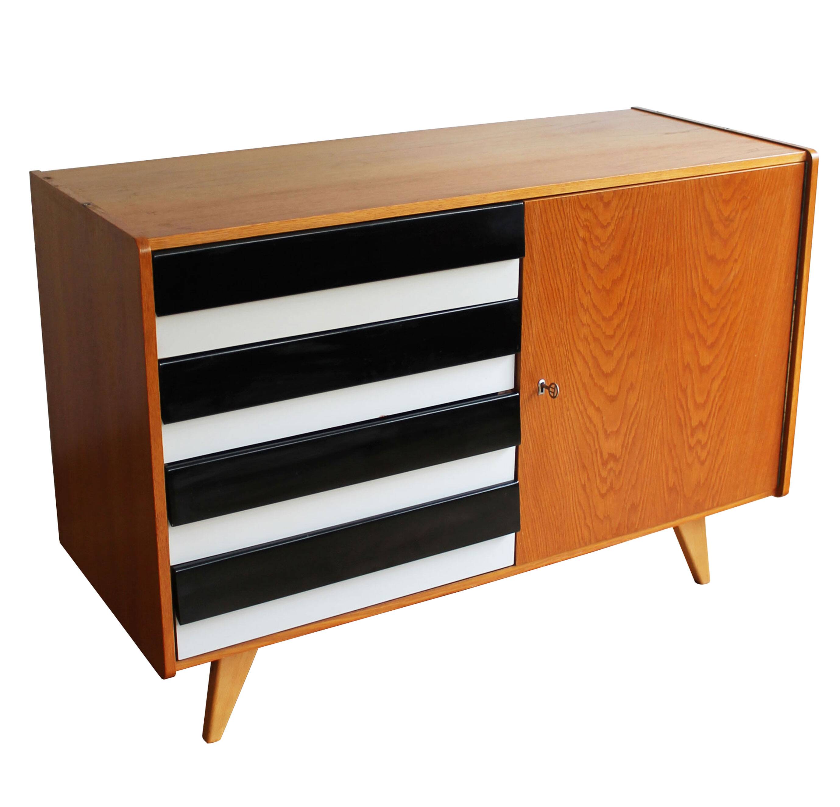 Original 1960s U-458 Sideboard by Jiří Jiroutek, Czechoslovakia