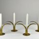 “Liljan” Candleholders — Ivar Ålenius-Björk for Ystad-Metall, Sweden, Late 1940s