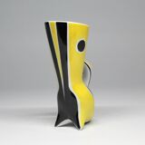 Vintage Vase • B&W “Wasp” Series • János Török • Zsolnay • 1950