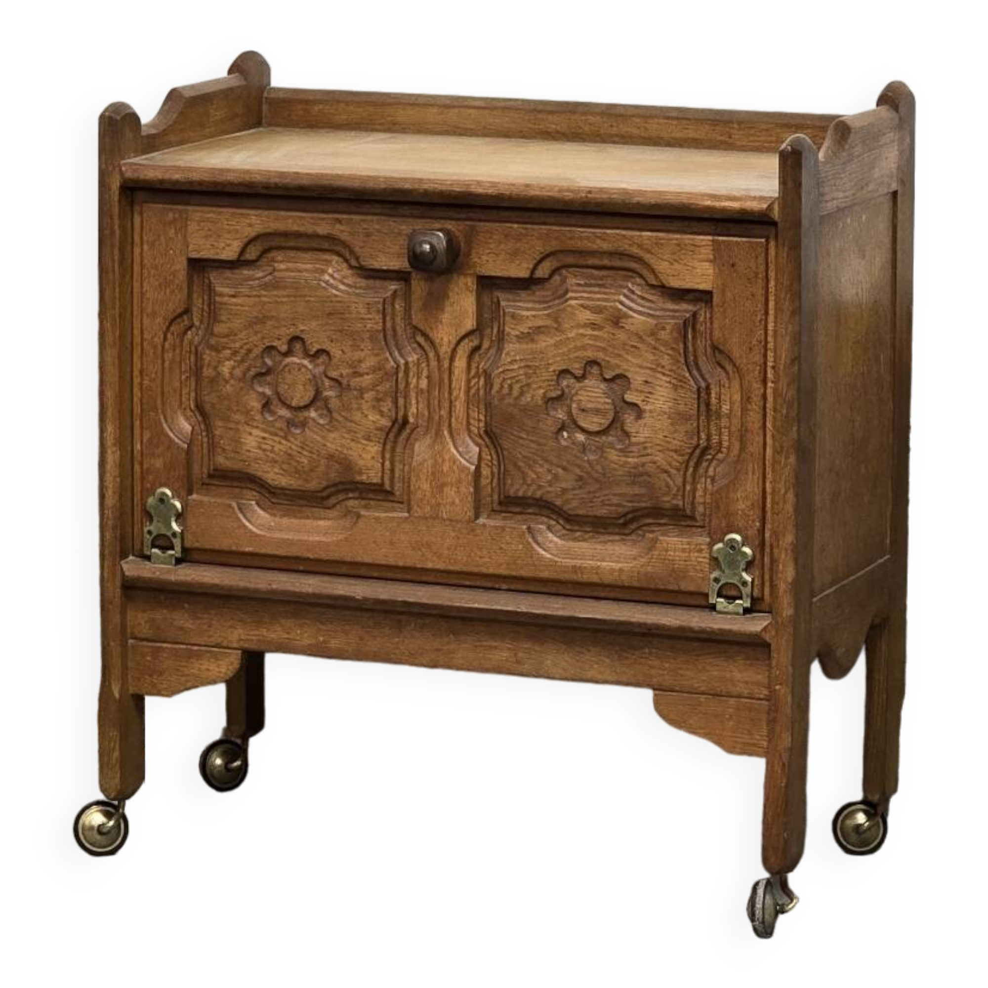 Small sideboard on wheels Guillerme and Chambron