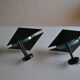 Pair of postmodernist wall sconces, 1980