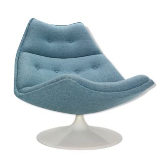 Geoffrey Harcourt swivel lounge chair F511 For Artifort, 1960s, Netherlands